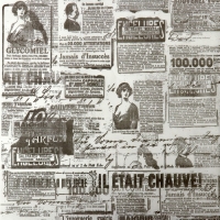 Силиконизированная бумага для выпечки ""Газета старая" 38 х 5 м Силиконизированная бумага для выпечки ""Газета старая" 38 х 5 м