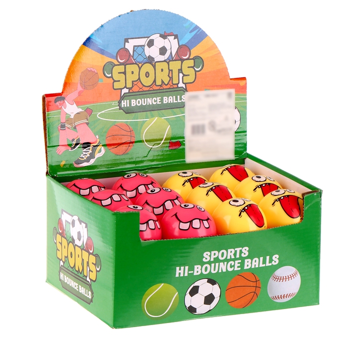 Мягкий мячик &laquo;Мордочка&raquo;, виды МИКС