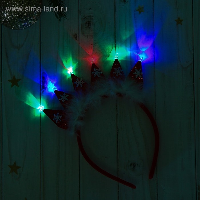 Карнавальный ободок «Корона», световой Карнавальный ободок «Корона», световой