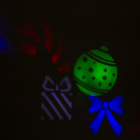 Световой прибор «Снежинки и игрушки», 2 картриджа, свечение мульти, 220 В Световой прибор «Снежинки и игрушки», 2 картриджа, свечение мульти, 220 В