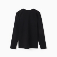 Джемпер (лонгслив) мужской MINAKU: Basic line MAN цвет черный ,размер 56 Джемпер (лонгслив) мужской MINAKU: Basic line MAN цвет черный ,размер 56