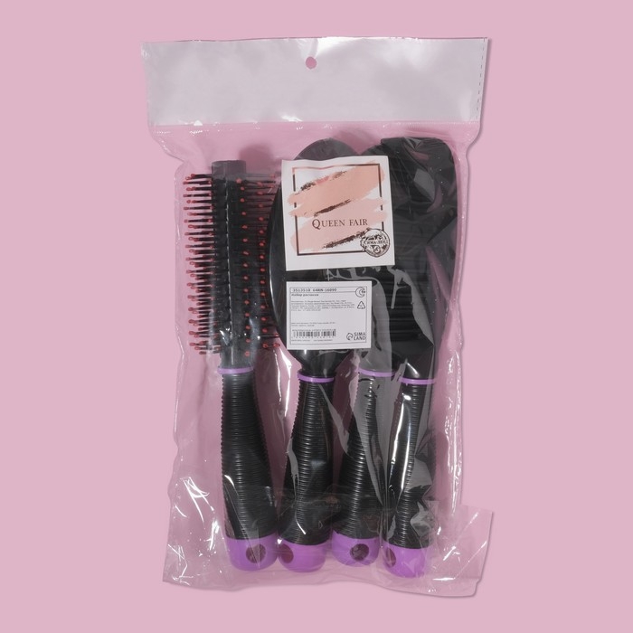 Набор парикмахерский, 4 предмета, цвет МИКС Набор парикмахерский, 4 предмета, цвет МИКС