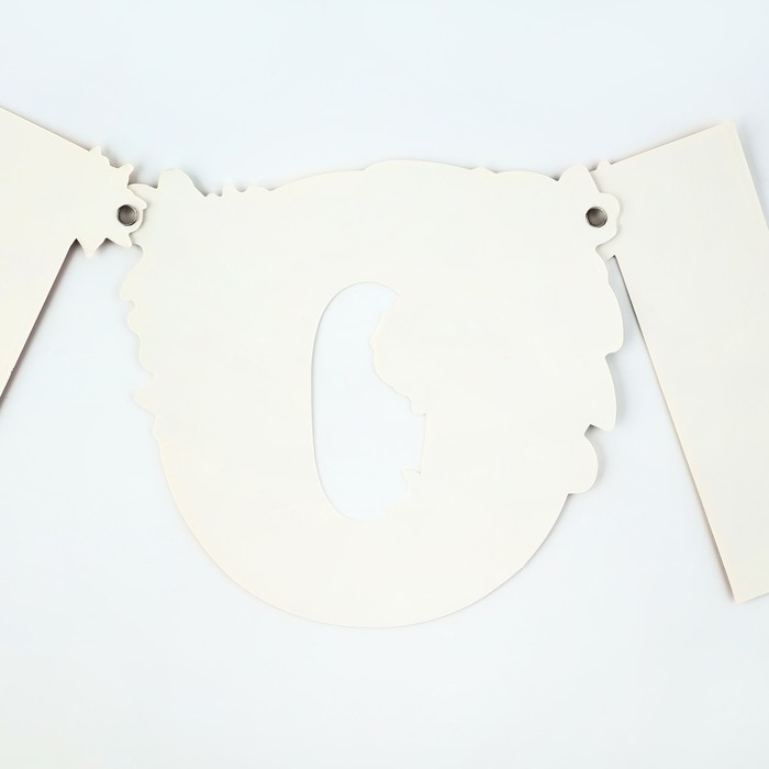 Гирлянда на люверсах новогодняя &laquo;С Новым годом!&raquo;, на Новый год, длина 200 см