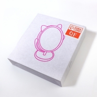 Зеркало настольное &laquo;Круг&raquo;, d зеркальной поверхности 14,5 см, цвет розовый