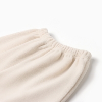 Брюки детские MINAKU: Fleece Soft, цвет бежевый, рост 110 см