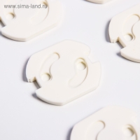 Заглушка для розетки, цвет белый, набор 6 шт., Крошка Я Заглушка для розетки, цвет белый, набор 6 шт., Крошка Я