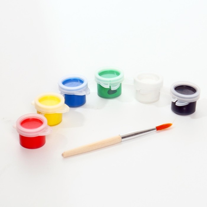 Ёлочные шары под раскраску на новый год &laquo;Загадай желание&raquo;, 2 шт, новогодний набор для творчества