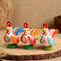 Дымковская игрушка "Петух", 11 см, микс Дымковская игрушка "Петух", 11 см, микс