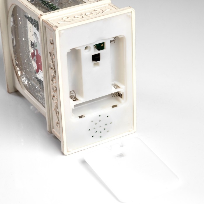 Фигура светодиодная &laquo;Новогодние приключения&raquo;, 21х13.3х8.1 см, музыка, батарейки ААх3 (не в комплекте), USB, свечение тёплое белое