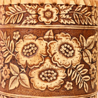 Туес &laquo;Лето&raquo;, шитый, 10&times;10&times;14,5 см, береста