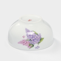 Пиала &laquo;Сирень&raquo;, 500 мл, d=12,8 см, фарфор