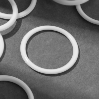 Кольцо для штор d40/50мм (наб 10шт цена за наб) пластик белый АУ Кольцо для штор d40/50мм (наб 10шт цена за наб) пластик белый АУ