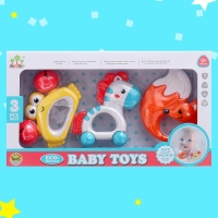 Набор погремушек с прорезывателями &laquo;Зверята&raquo;