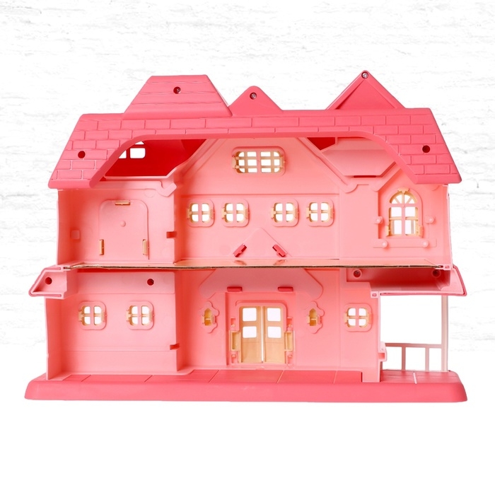 Дом для зверей &laquo;Зайчики: сказочная вилла&raquo;, с набором мебели и аксессуаров