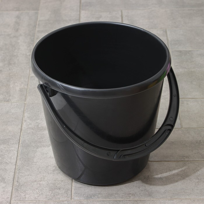 Ведро, 20 л, чёрное Ведро, 20 л, чёрное