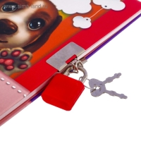 Записная книжка на замочке &laquo;Мой Записная книжкаик&raquo;, А6, 50 листов.