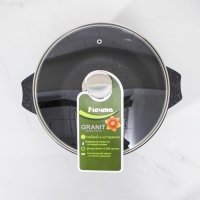 Кастрюля &laquo;Гранит Star&raquo;, 5 л, d=26 см, h=13 см, антипригарное покрытие, тёмно-синий