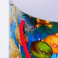 Новый год. Подарочная коробка, тубус &laquo;Новогодние музыканты&raquo; 120х220мм .