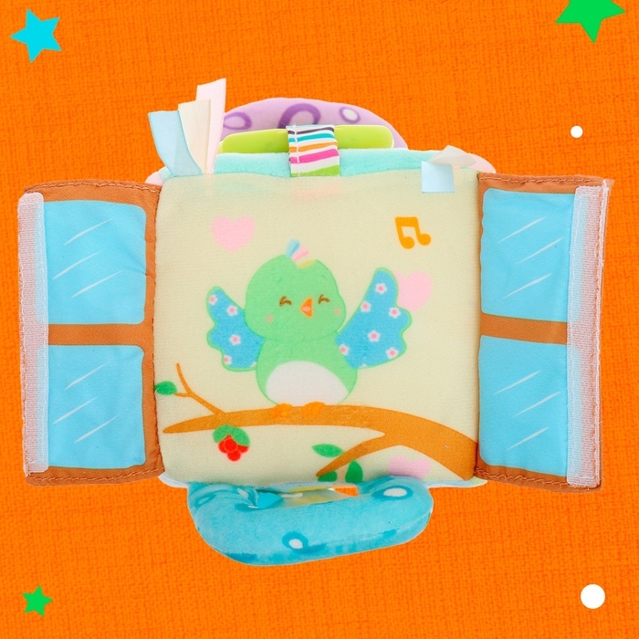 Подвеска мягкая &laquo;Бизикубик&raquo;, на кроватку и коляску