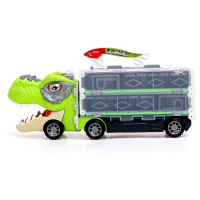 Автовоз-трек «Диногонки», 12 металлических машин, световые и звуковые эффекты Автовоз-трек «Диногонки», 12 металлических машин, световые и звуковые эффекты