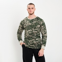 Лонгслив мужской, цвет зелёный камуфляж/пиксель МИКС, размер 54 Лонгслив мужской, цвет зелёный камуфляж/пиксель МИКС, размер 54