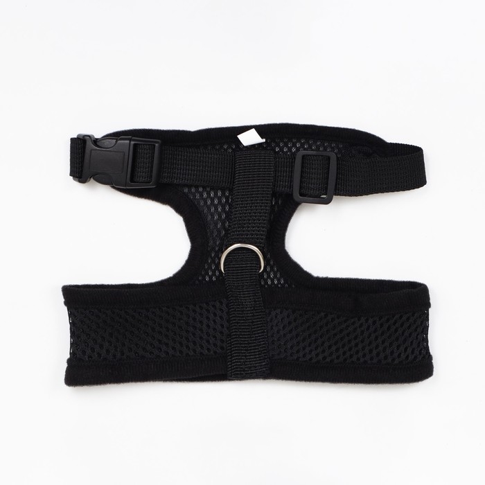 Шлейка мягкая из неопрена, размер XL, ОШ 42 см, ОГ 38-50 см, чёрная Шлейка мягкая из неопрена, размер XL, ОШ 42 см, ОГ 38-50 см, чёрная