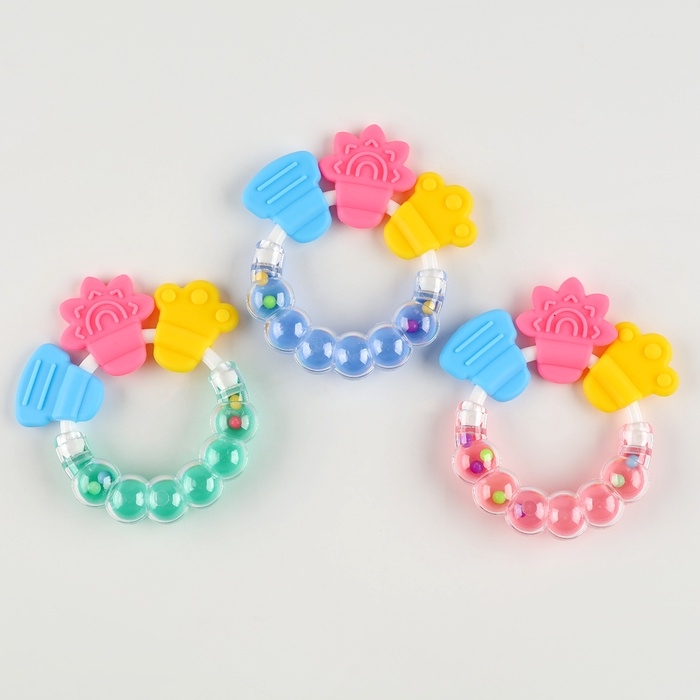 Прорезыватель для зубов «Погремушка», МИКС Прорезыватель для зубов «Погремушка», МИКС