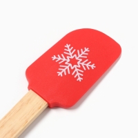 Набор подарочный Доляна "Теплых мгновений": варежка-прихватка, лопатка силикон Набор подарочный Доляна "Теплых мгновений": варежка-прихватка, лопатка силикон