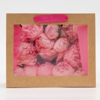 Пакет с PVC окном,"Нежность", 24 х 11 х 20 см