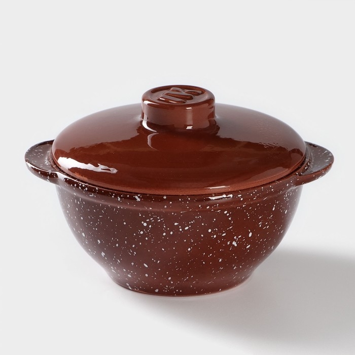 Горшочек &laquo;Мрамор&raquo;, 500 мл