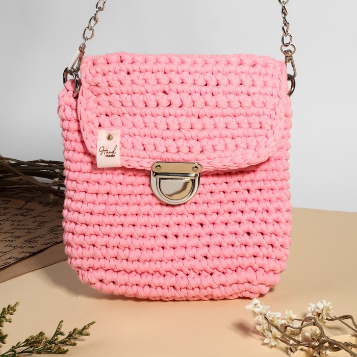 Бирка с кнопкой &laquo;Hand made&raquo;, 7 &times; 2 см, 10 шт, цвет матовый/золотой