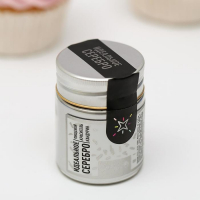 Блеск пищевой MIXIE «Настоящее серебро», 10 г Блеск пищевой MIXIE «Настоящее серебро», 10 г