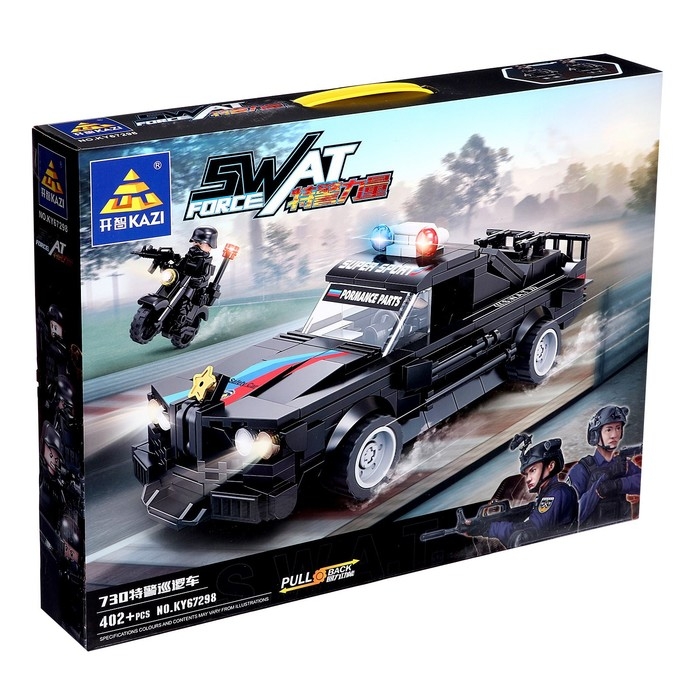 Конструктор &laquo;Спецназ. Машина&raquo;, инерционный, 402 детали