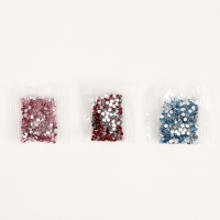 Набор для декора кружки полимерной глиной. Лепка на кружке &laquo;Красный цветок&raquo;, со стразами