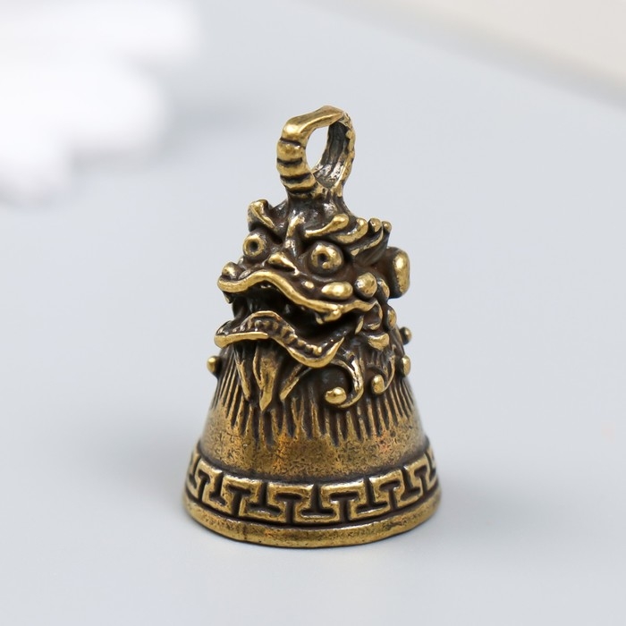 Колокольчик латунь "Голова льва" 3,4х2,2х2,2 см