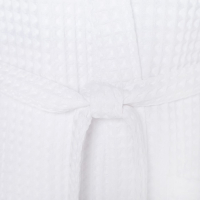 Халат вафельный мужской удлиненный Этель "Boho" размер 50-52, цвет белый, 100% хлопок, 290 г/м2