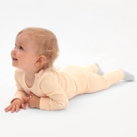 Комплект леггинсов детских MINAKU: Basic Line BABY, цвет молочный/кремовый, рост 80-86