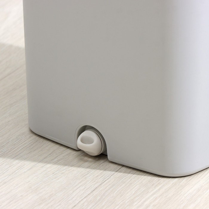 Швабра с отжимом и ведро Raccoon: ведро с отсеками, швабра плоская, 2 кармана, 32&times;12&times;142 см, дополнительная насадка из микрофибры