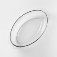 Утятница овальная из жаропрочного стекла Borcam, 2,85 л, с крышкой-формой для запекания, 2,85 л Утятница овальная из жаропрочного стекла Borcam, 2,85 л, с крышкой-формой для запекания, 2,85 л