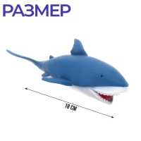 Антистресс сквиш мялка «Акула», с песком, в шоубоксе, тянучка Антистресс сквиш мялка «Акула», с песком, в шоубоксе, тянучка