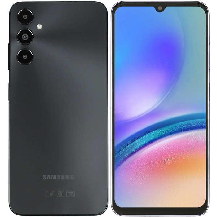 Смартфон Samsung Galaxy A05S SM-A057F, 6.7 Смартфон Samsung Galaxy A05S SM-A057F, 6.7", PLS, 4Гб, 128Гб, 50Мп, 5000мАч, черный