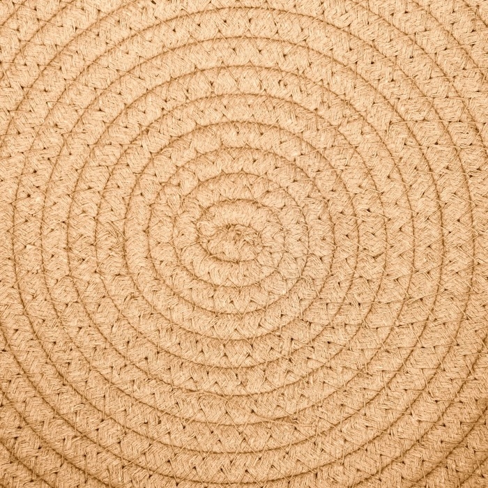 Экологичный лежак для животных (хлобчатобумажный),40 х 40 х 11 см, вес до 15 кг, оранжевый