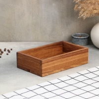 Салфетница-органайзер кухонный Adelica, 2в1, с отделением под чай и специи, 21&times;12&times;5,5 см, дуб