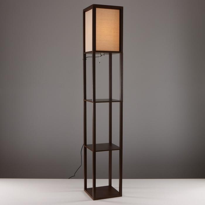 Торшер "Практик" Е27 40Вт кофе 26х26х159 см