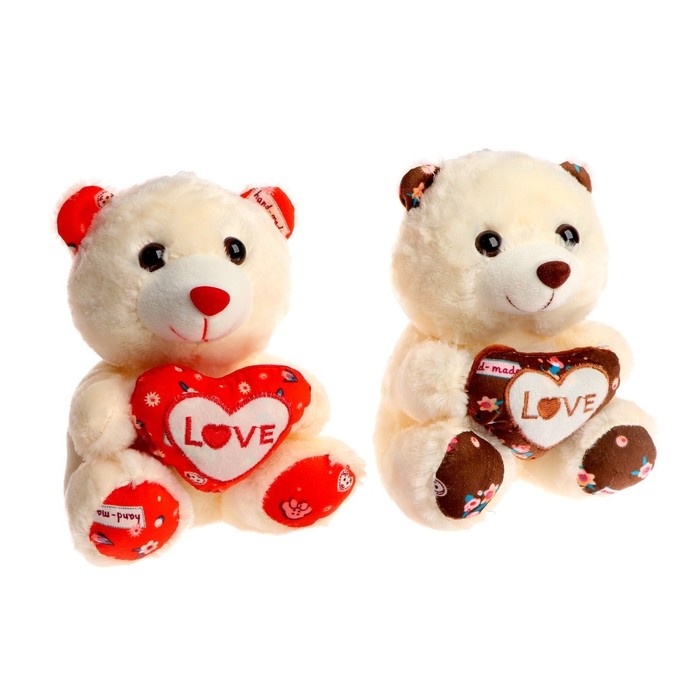 Мягкая игрушка &laquo;Мишка с сердцем&raquo;, цвет МИКС