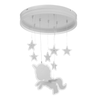 Люстра "Единорог" LED 58Вт 4000К белый 50х50х60 см BayerLux Люстра "Единорог" LED 58Вт 4000К белый 50х50х60 см BayerLux