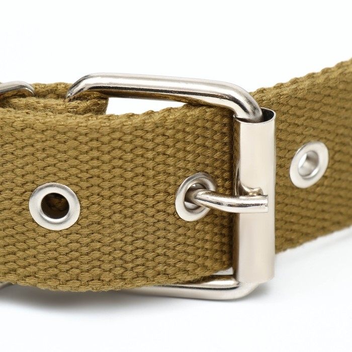 Ошейник брезентовый безразмерный однослойный, 72 х 3,5 см, песочный Ошейник брезентовый безразмерный однослойный, 72 х 3,5 см, песочный
