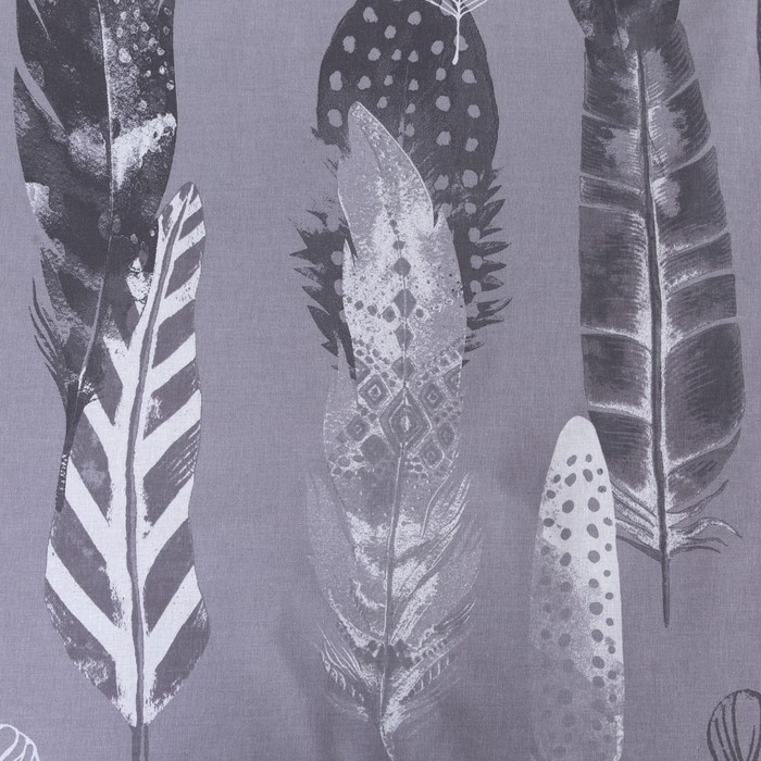 Постельное бельё Этель Дуэт &laquo;Перья&raquo; (вид 2) 143х215 см - 2 шт, 220х240 см, 70х70 см -2 шт, поплин 125 г/м