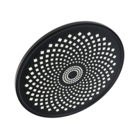 Набор леек для душа ZEIN Z3556, верхняя на шарнире d=22 cм, ручная 3 режима d=12 cм, черная