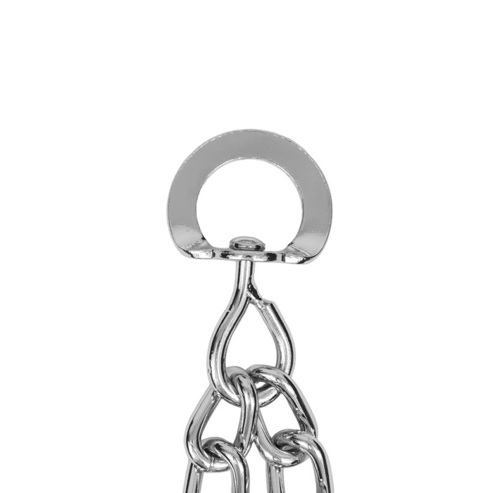 Ошейник - полуудавка строгий с защитными колпачками, 3 мм х 50 см